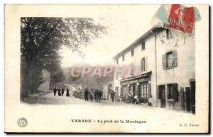 Old Postcard Tarare The foot of the mountain