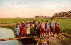 Netherlands Marken Fishing Village Fishermen's Children