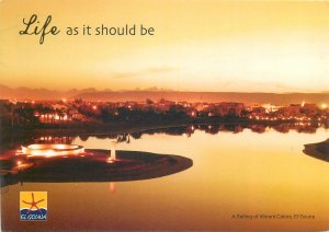 Egypt Postcard El Gouna scenic sunset panorama