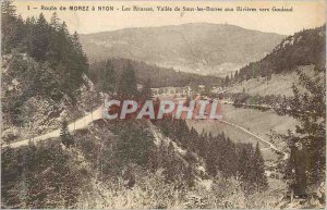 Postcard Old Road in Nyon Morez Les Rousses