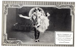 Betty Compson, Theodore Koslop,  The Green Temptation, Silent Film, Clown