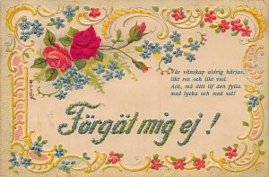 FORGAT MIG EJ! - DON'T FORGET ME!~1900s DANISH POSTCARD