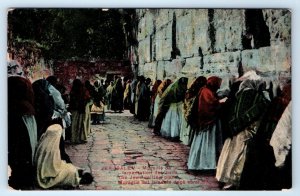 JERUSALEM Wailing Wall ISRAEL Postcard