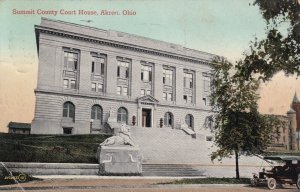 AKRON, Ohio, PU-1909; Summit County Court House