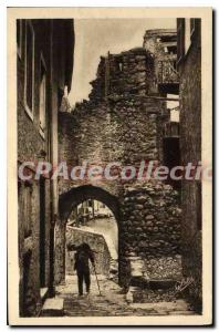 Postcard Old Porte Saint Martin Vesubie Sainte Anne Switzerland Nicoise