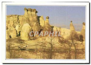 Modern Postcard The chimneys tees give the landscape of the region of Cappado...