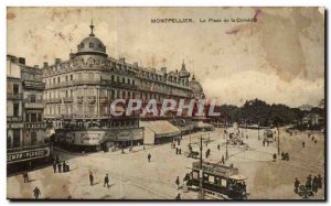 Montpellier Old Postcard Place the cornice