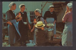 Pennsylvania Greetings from The Penna. Dutch Country, Amish Women - Chrome