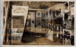 1910s Heidelberg der Carzer Student Jail Heidelberg University Germany Postcard