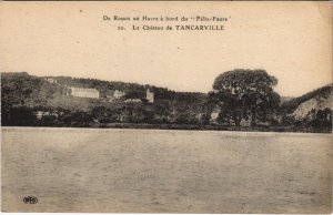 CPA De ROUEN au HAVRE a bord du Felix Faure Le Chateau de TANCARVILLE (126325)