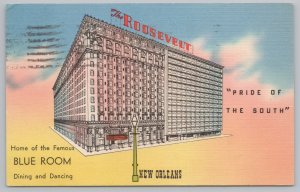 Linen~The Roosevelt~Home Of Famous Blue Room~Pride Of South~New Orleans~PM 1962