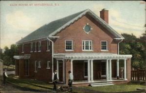 Saylesville RI Club Landscape Workers c1910 Postcard