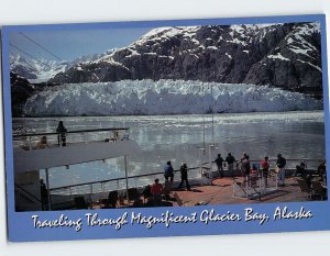 Postcard Traveling Through Magnificent Glacier Bay, Alaska