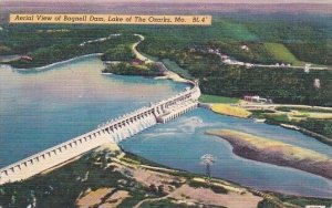 Aerial View Of Bagnell Dam Lake Of The Ozarks Missouri