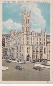 New York Syracuse The Mizpah Hotel and First Baptist Church