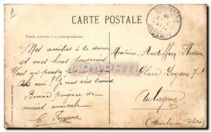 Old Postcard Army camp in Saint Medard Jalles the potato chore