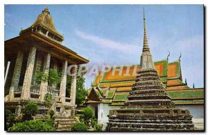 Postcard Modern Inside of the Wat Arun Temple of Dawn Bangkok Thailand