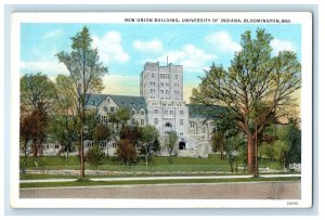 1935 New Union Building University Of Indiana Bloomington IN Vintage Postcard