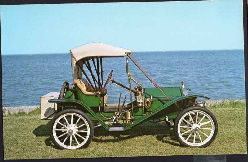 Classic Car Postcard 1910 HUPMOBILE 20 Runabout