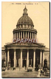 Paris Old Postcard Pantheon