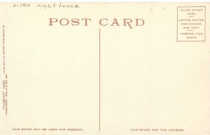 C1910 Boston Massachusetts The Graves light  Phostint Postcard 25-1326