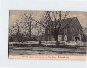 Postcard Moravian Church, New Jersey