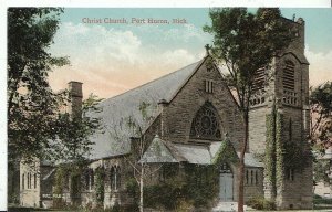 America Postcard - Christ Church - Port Huron - Michigan  U1814