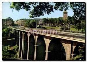 Old Postcard Luxembourg Viaduct said Gateway 1859 1861 Avenue de la Gare