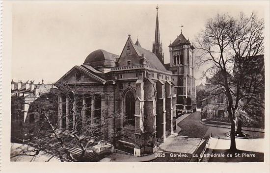 Switzerland Geneve La Cathedrale de St Pierre Photo