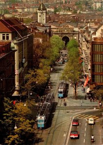 Switzerland Zurich Bahnhofstrasse Station Street