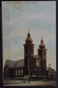 Spokane, WA - Catholic Cathedral - 1913