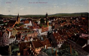 Switzerland Basel Blick von der Peterskirche 1925