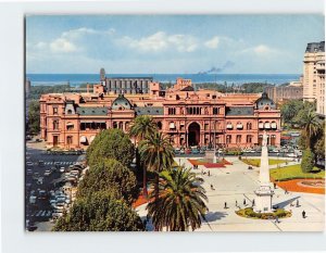 Postcard Government House on Mayo Square, Buenos Aires, Argentina