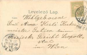 1903 Postcard Budapest Hungary Klotild Fhgno Palotai Palais Erzhg. Clotilde