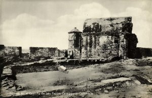 colombia, CARTAGENA, Ruinas en el Castillo de San Felipe (1930s) Postcard
