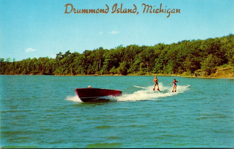 Michigan Drummond Island Water Skiing