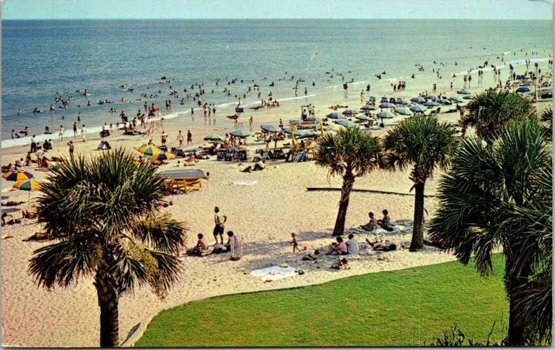 Greetings From Myrtle Beach SC South Carolina Postcard PM Cancel WOB Note VTG 