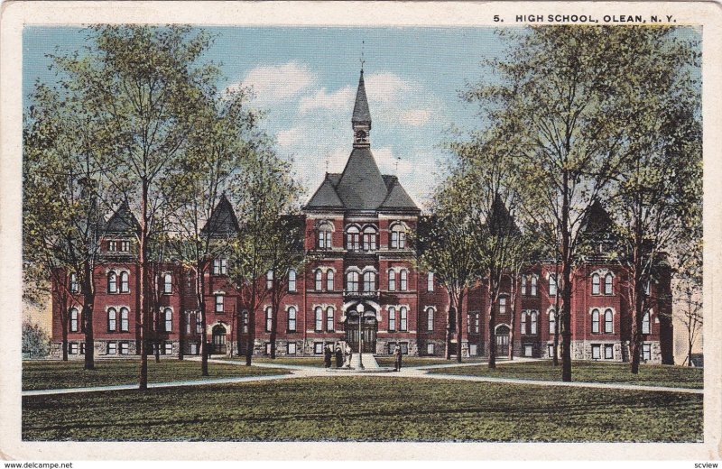 OLEAN, New York; High School, 1910-20s