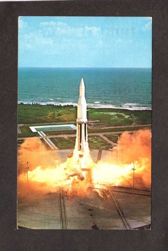 Launch Rocket Saturn C-1 NASA Space Apollo Space Ship Aviation Postcard