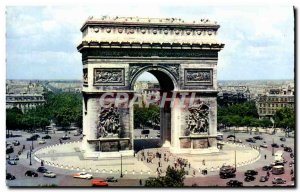 Modern Postcard Paris L & # 39Arc De Triomphe