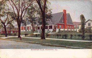 Evanston Club Evanston Illinois 1913 postcard