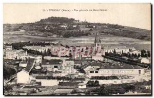 Old Postcard Epernay General view of Mont Bernon