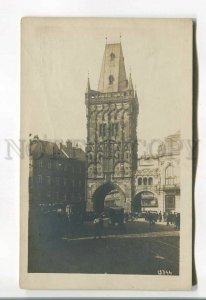 485495 1920 year Czech Republic Prague Powder Gate Vintage photo postcard