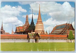 Thailand Postcard The Chapel Royal General View of West Side 1970 Vintage