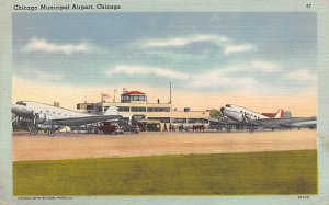 Chicago municipal Airport Chicago, Illinois, USA Airport 1949 