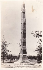 Minnesota Hinckley The Hinckley Memorial Monument 1937 Real Photo