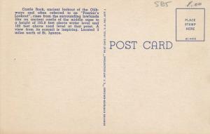 Castle Rock at Saint Ignace MI, Michigan - Linen