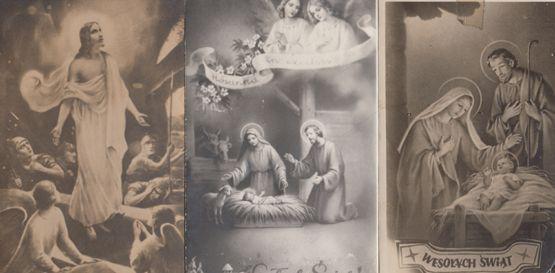 Polish Nativity Vintage 3x Christmas Poland Postcard