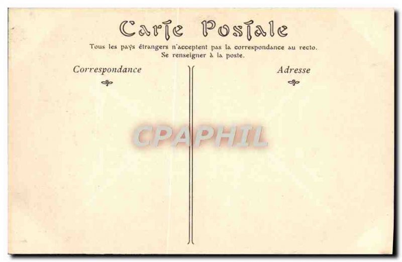 Old Postcard Chantilly The big monkey