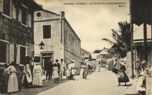 montserrat, B.W.I., PLYMOUTH, George Street (1910s) Postcard